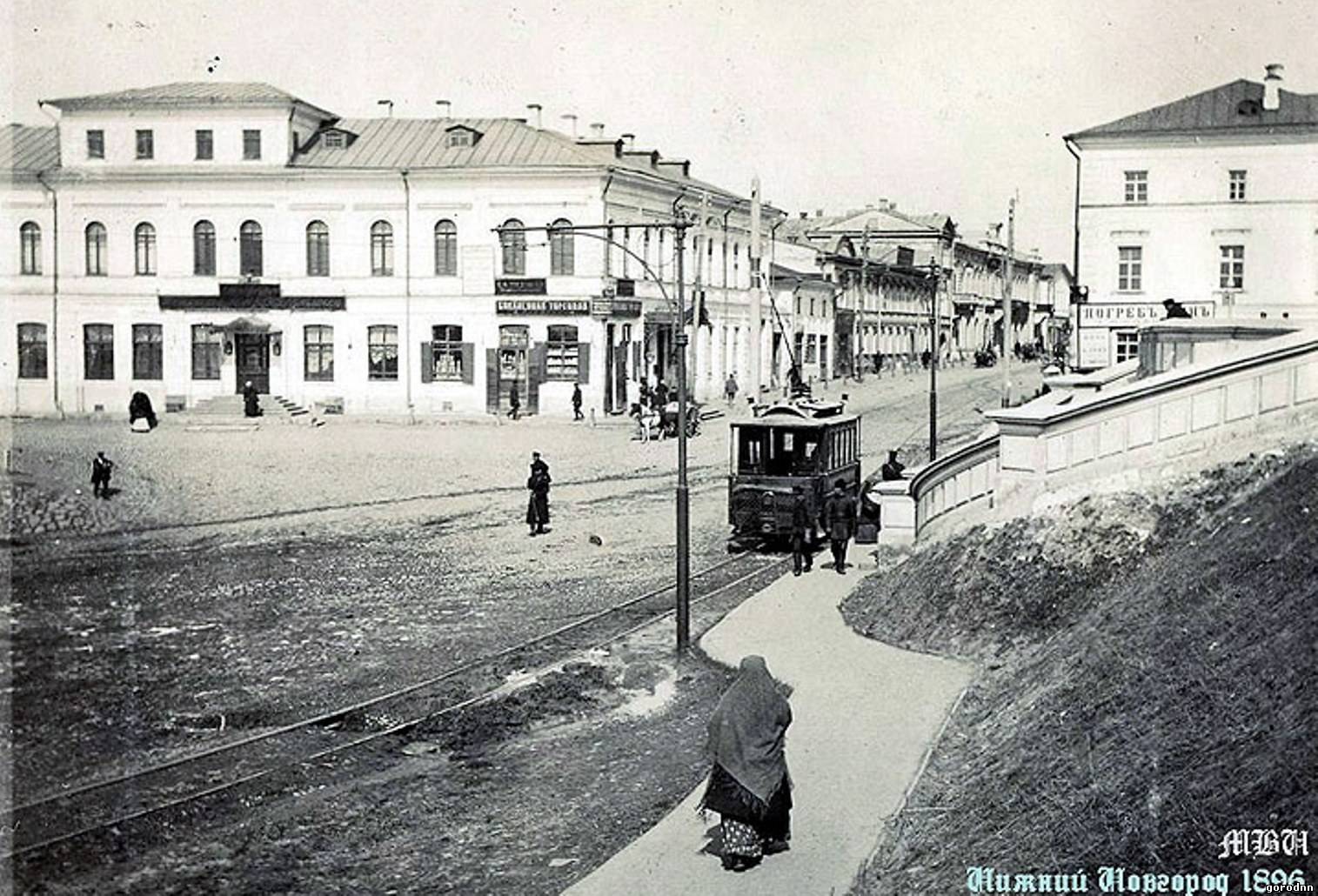 Старинные фото нижнего новгорода. Улица Рождественская Нижний Новгород 19 век. Нижний Новгород старый город. Старая Рождественская улица Нижний Новгород. Благовещенская улица Нижний Новгород.